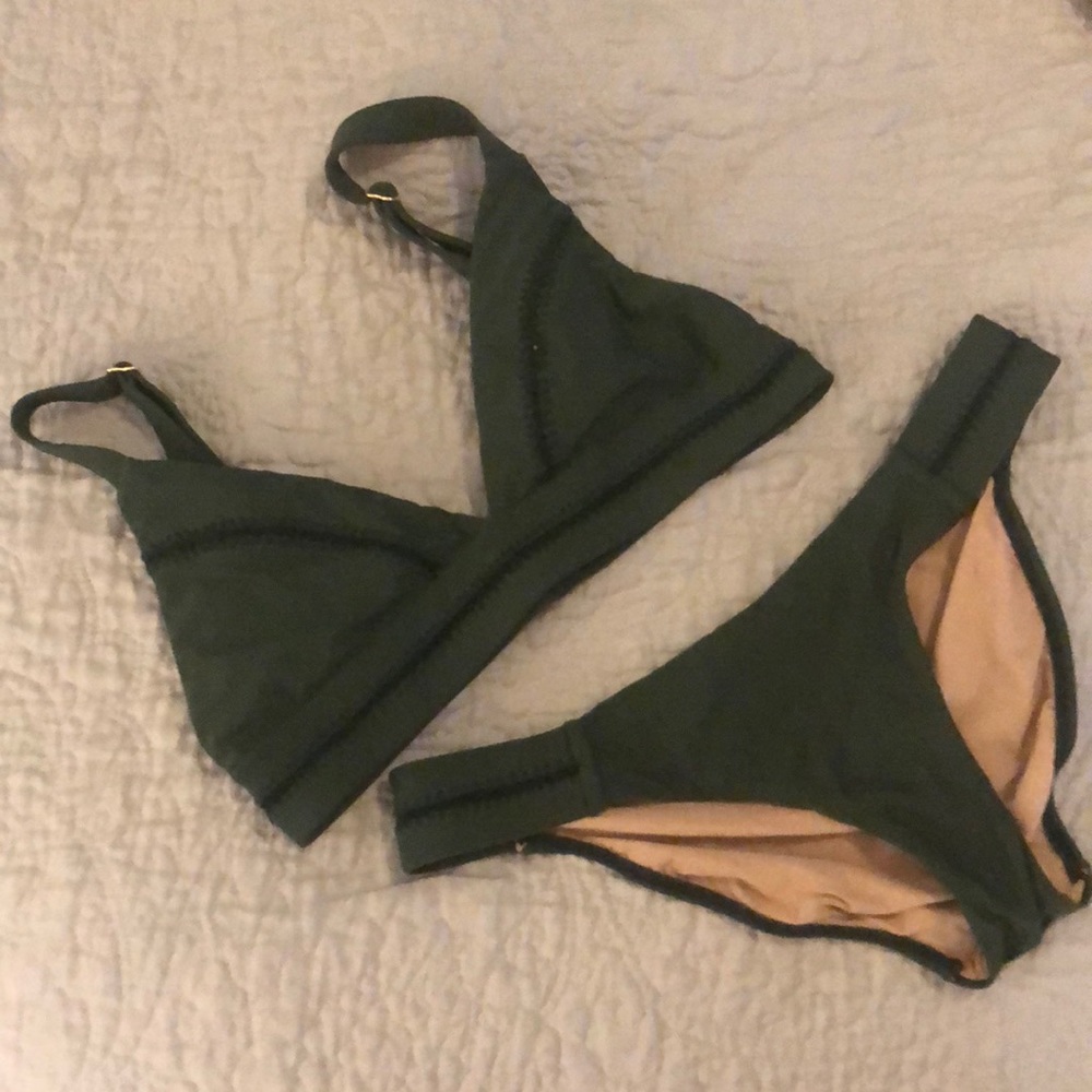 PILYQ Stitched Bikini Bottom